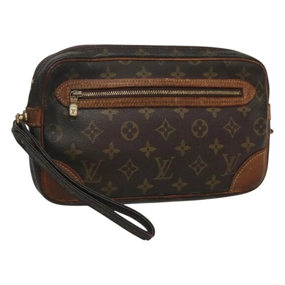 LOUIS VUITTON Monogram Marly Dragonne GM Clutch Bag - Picture 1 of 16